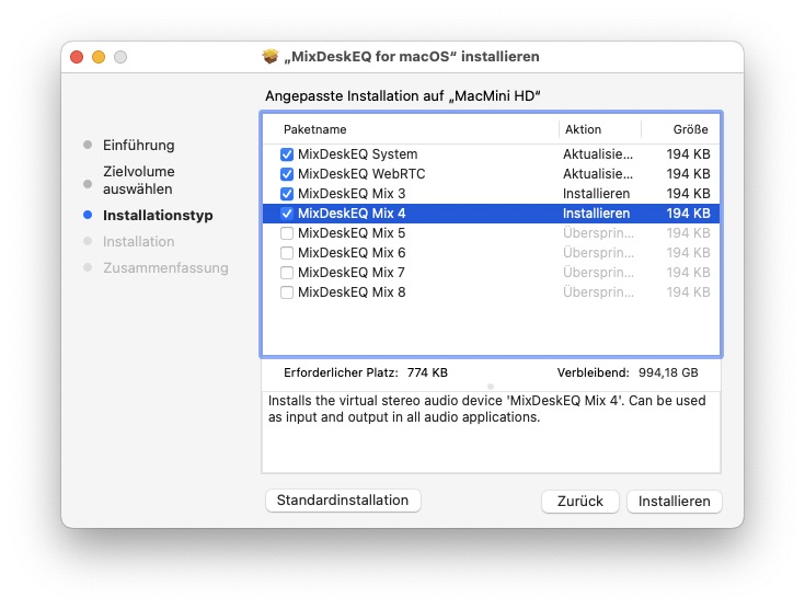 MDE Audio Drivers welcome screen — explains virtual audio bus concept